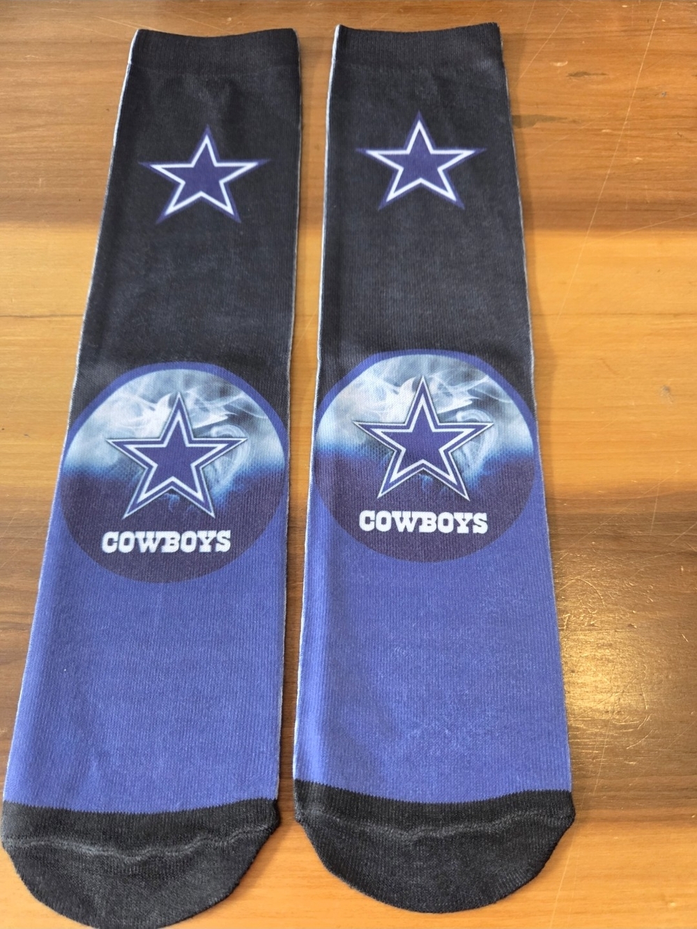 Dallas Cowboys Blue & Black Team Socks